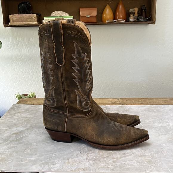 Boot Star by Old Gringo Brown Distressed Cowboy Western Boots Mens 13D Leather main image 13